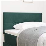 vidaXL Hoofdbord met knopen 80 cm fluweel donkergroen