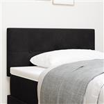 vidaXL Hoofdbord met knopen 80 cm fluweel zwart