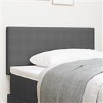vidaXL Hoofdbord effen 100 cm ribfluweel lichtgrijs