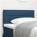 vidaXL Hoofdbord met strepen 100 cm stof blauw