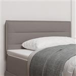 vidaXL Hoofdbord met strepen 80 cm stof taupe