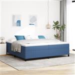 vidaXL Bedframe 200x200 cm ribfluweel blauw