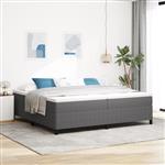 vidaXL Bedframe 200x200 cm ribfluweel lichtgrijs