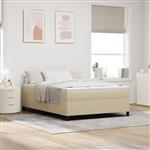 vidaXL Bedframe 160x200 cm ribfluweel lichtgroen grijs