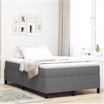 vidaXL Bedframe 120x190 cm ribfluweel lichtgrijs