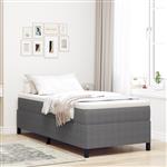 vidaXL Bedframe 80x200 cm ribfluweel lichtgrijs
