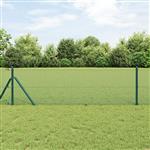 vidaXL Gelaste draadhek Groen 1.2 x 25 m Staal