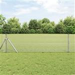 vidaXL Gelaste draadhek Zilver 0.5 x 100 m Staal