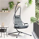 vidaXL Hangende ei-stoel Antraciet 94 x 107 x 196.5 cm Staal