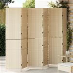 vidaXL Kamerscherm Beige 292 x 180 cm poly rattan
