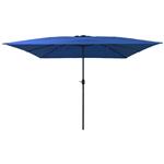 vidaXL Tuinparasol Azuriet 295 x 295 x 245 cm Polyester, Staal