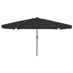 vidaXL Tuinparasol Zwart 395 x 395 x 245 cm Polyester, Staal