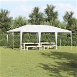 vidaXL Partytent Wit 600 x 400 x 266 cm Polyester, Staal