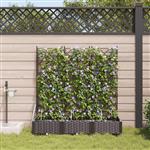 vidaXL Tuinplantbakken Bruin 120 x 40 x 126 cm Staal