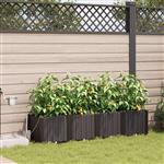 vidaXL Tuinplantbakken Bruin 160 x 40 x 37.5 cm Staal