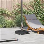 vidaXL Parasolvoet Zwart 45 x 45 x 37.5 cm Graniet