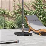 vidaXL Parasolvoet Zwart 41 x 41 x 37 cm Graniet