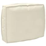 vidaXL Palletkussen voor de rugleuning - Crème 50 x 40 x 12 cm - Oxford stof