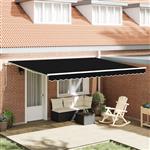 vidaXL Luifel Vervangstof voor 4.5x3 m Frame Zwart