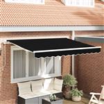 vidaXL luifel vervangstof voor 3.5x2.5 m frame zwart