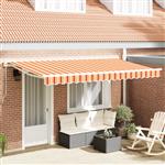 vidaXL Luifel Vervangingsstof voor 4x2 m Frame Multicolor Streep