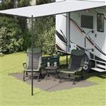 vidaXL Tentaccessoire Lichtgrijs Polyester 200 x 300 cm Tentaccessoire