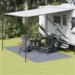 vidaXL Tentaccessoire Blauw-grijs Polyester 250 x 450 cm Draagbaar