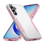 Samsung Galaxy A54 (5G) Armor Hoesje - Militaire Kwaliteit PC + TPU Cover - Wit