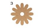 Bloem - silhouette - MDF