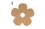 Bloem - silhouette - MDF