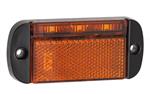 LED Autolamps Zijmarkeringslamp LED 100x44x12 84mm oranje 50cm kabel, open draadeind IP67 12/24 V