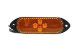 Vignal Group Zijmarkeringslamp LED 126x36x15 110mm oranje 150cm kabel, 1.5mm² Superseal connector IP