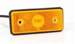 Fristom LED zijmarkeringslamp oranje open draadeind 12-24V