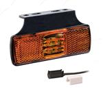 Fristom LED zijmarkeringslamp oranje 0.5m kabel, 2 x 1,5mm² connector 12-24V