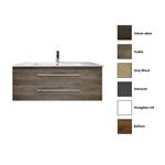 Onderkast Sanicare Q15 2 Laden Chromen Greep Soft-Close 120x45 cm Belluno-Eiken