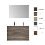 Onderkast Sanicare Q4 Drie Soft-Close Laden Chromen Greep 100x45 cm Schots-Eiken