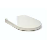 Toiletzitting Sanicare Soft-Close Rondo Met Deksel 35,6x43,5cm Wit