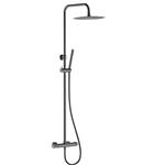 Regendoucheset Opbouw BWS Ridged Opbouw Gunmetal