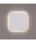 Toiletspiegel Hipp Design SPM T06 Rechthoek 35x35 cm Met Afgeronde Hoeken En Verlichting Gepolijst R