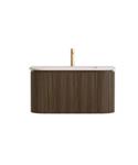 Badmeubelset Sanilux Eleganza 80 cm 1 Kraangat Dark Walnut