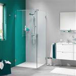 Douchecabine 'I Am' 90X90 Cm Chroom/Zilver Helder Glas + Antikalk