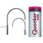 Quooker Nordic Round Twintaps met Combi + Boiler Chroom