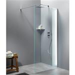 Inloopdouche BWS Free Time 100x200 cm Timeless Coating Met Strook Matglas Chroom