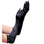GLAMOURGIRL HANDSCHOENEN SATIJN, KIND ZWART