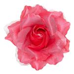 HAARCLIP ROSE ROOS MET GLITTER