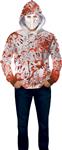 Rood Witte Trui Met Masker