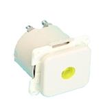 Presto Wipschakelaar met Lampje Inbouw Wit S-10.000