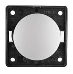 Berker Aan/Uitschakelaar Flow/Pure Inbouw Chroom Mat 230V