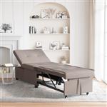 vidaXL Sofa Bed 3-in-1 Uittrekbare Ontwerp in Taupe Stof