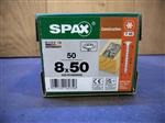 Spax Tellerkop Gegalvaniseerd 8x50mm